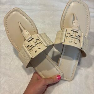 Tory Burch Cream Sandals